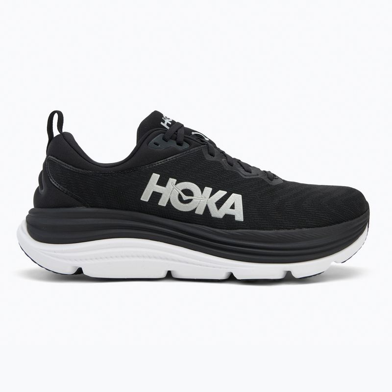 Scarpe da corsa da uomo HOKA Gaviota 5 nero/bianco 2