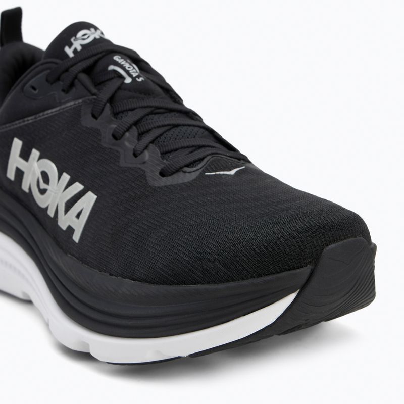 Scarpe da corsa da uomo HOKA Gaviota 5 nero/bianco 7