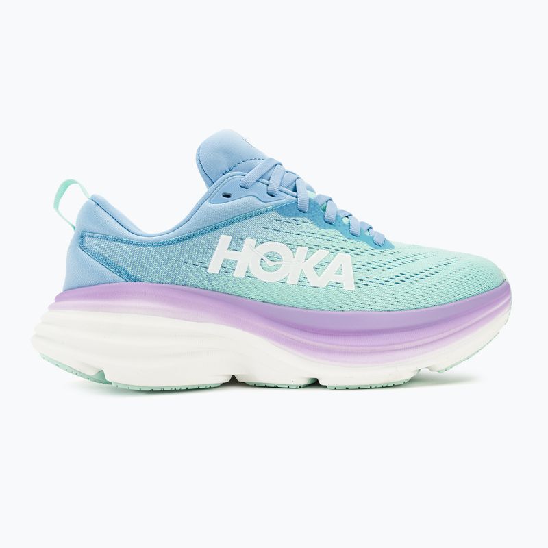 Scarpe da corsa da donna HOKA Bondi 8 blu arioso/ oceano chiaro 3