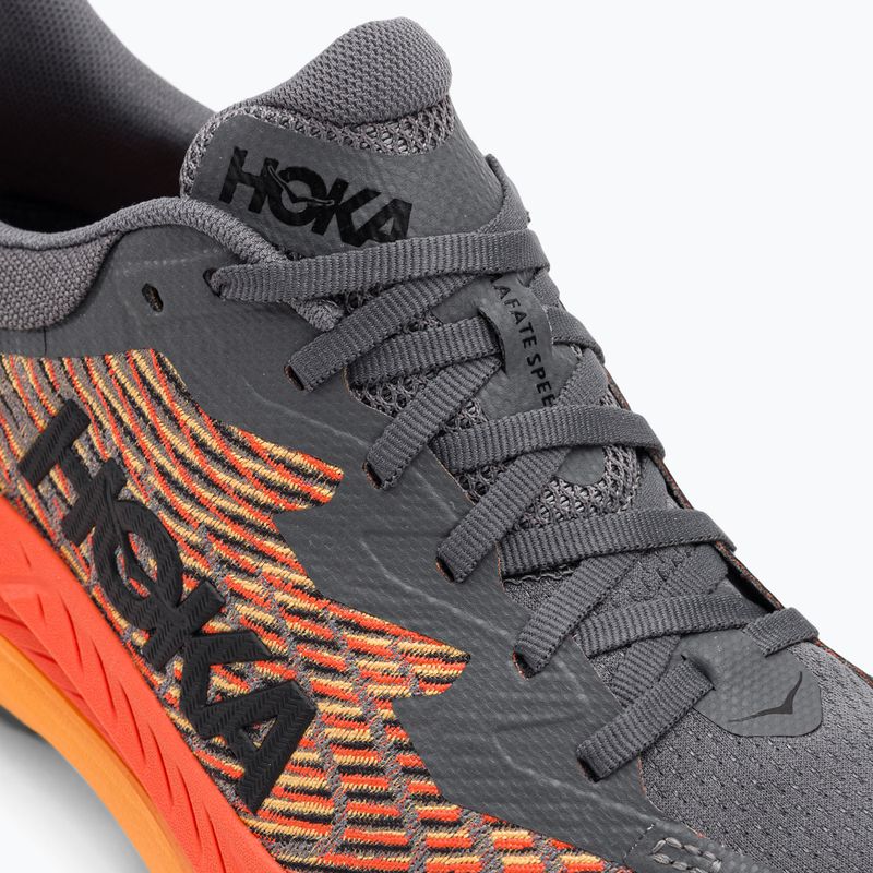 Scarpe da corsa da uomo HOKA Mafate Speed 4 castlerock/nero 8