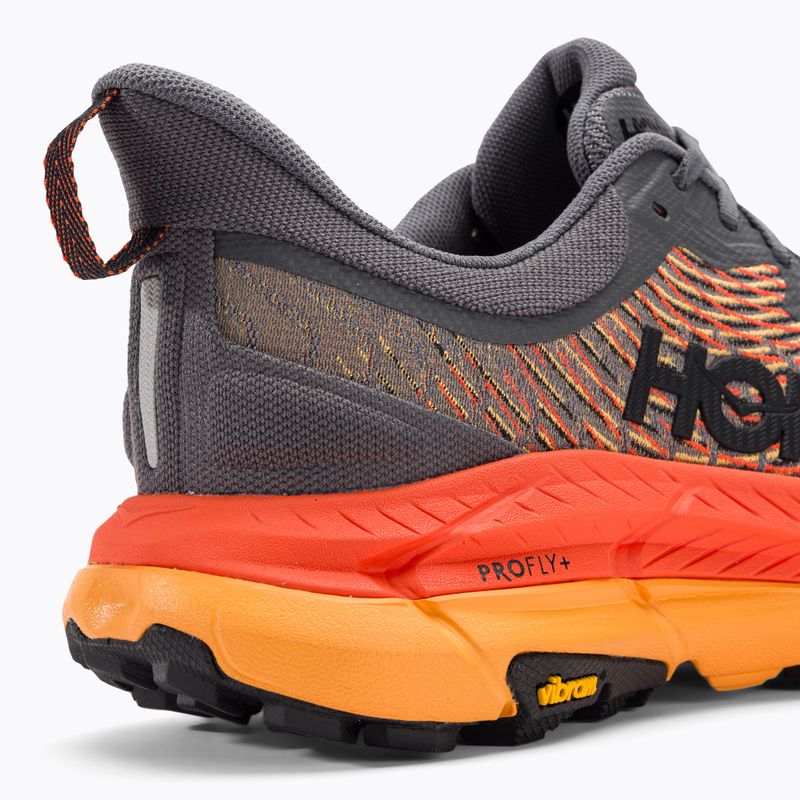 Scarpe da corsa da uomo HOKA Mafate Speed 4 castlerock/nero 9