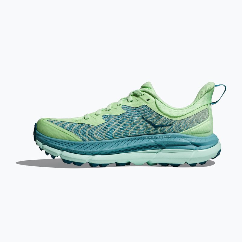 Scarpe da corsa da donna HOKA Mafate Speed 4 lime glow/ocean mist 13