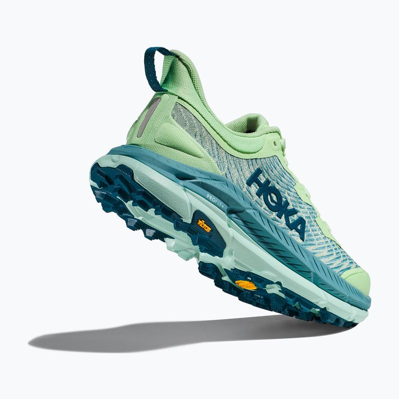 Scarpe da corsa da donna HOKA Mafate Speed 4 lime glow/ocean mist 18