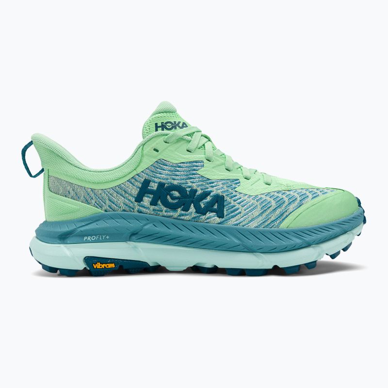 Scarpe da corsa da donna HOKA Mafate Speed 4 lime glow/ocean mist 2