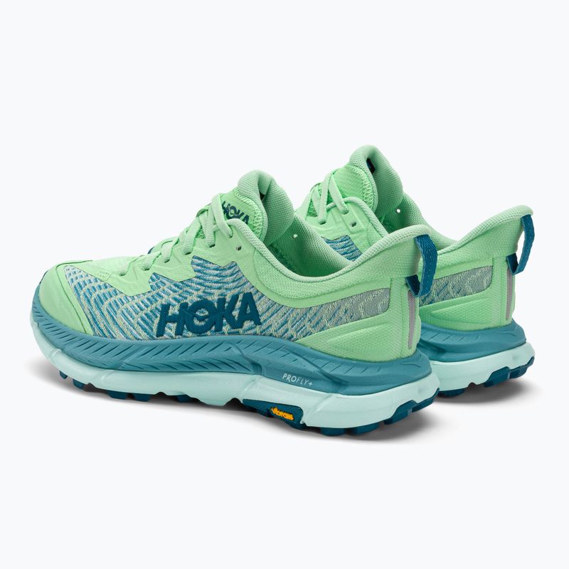 Scarpe da corsa da donna HOKA Mafate Speed 4 lime glow/ocean mist 3