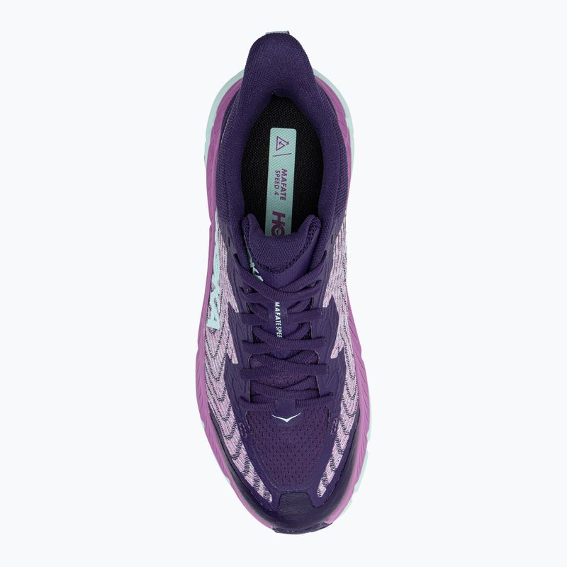 Scarpe da corsa da donna HOKA Mafate Speed 4 night sky/orchid flower 7