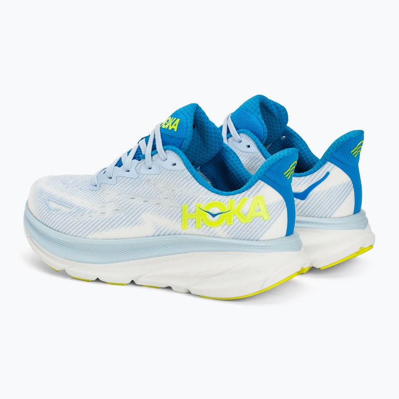 Scarpe da corsa da uomo HOKA Clifton 9 Wide ice water/evening primrose 3