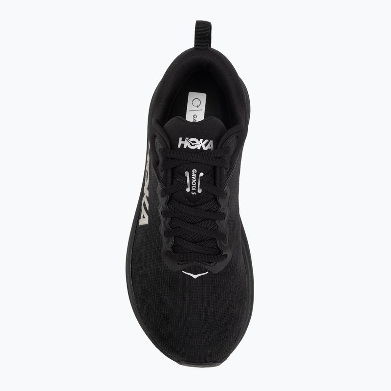 Scarpe da corsa da uomo HOKA Gaviota 5 Wide black/white 5