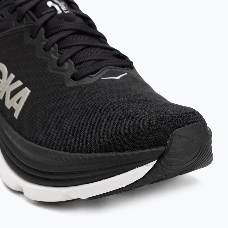 Scarpe da corsa da uomo HOKA Skyflow Wide nero/bianco 7