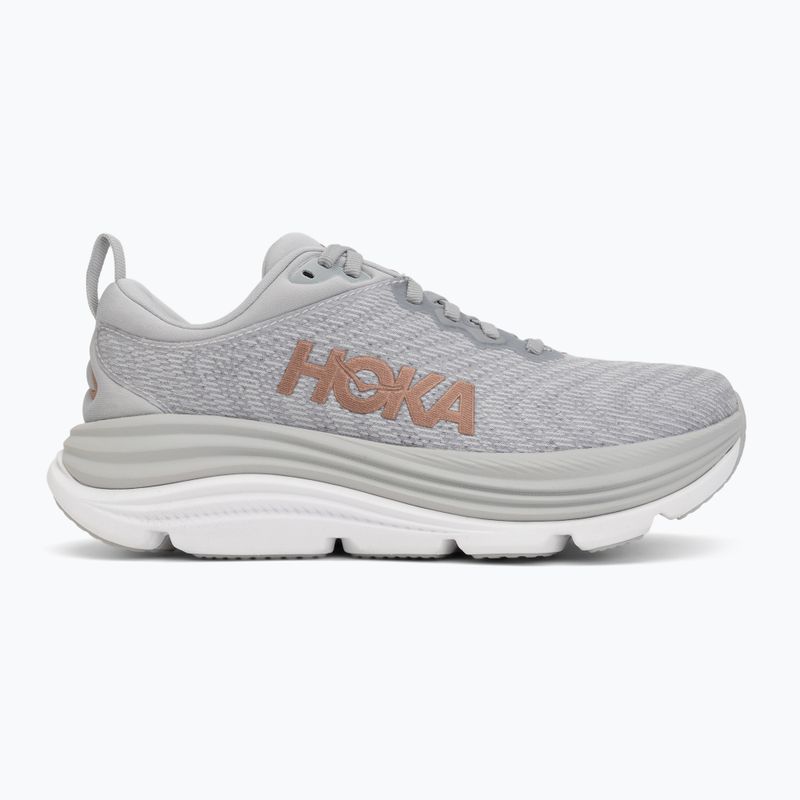 Scarpe da corsa da donna HOKA Gaviota 5 harbor mist/rose gold 2