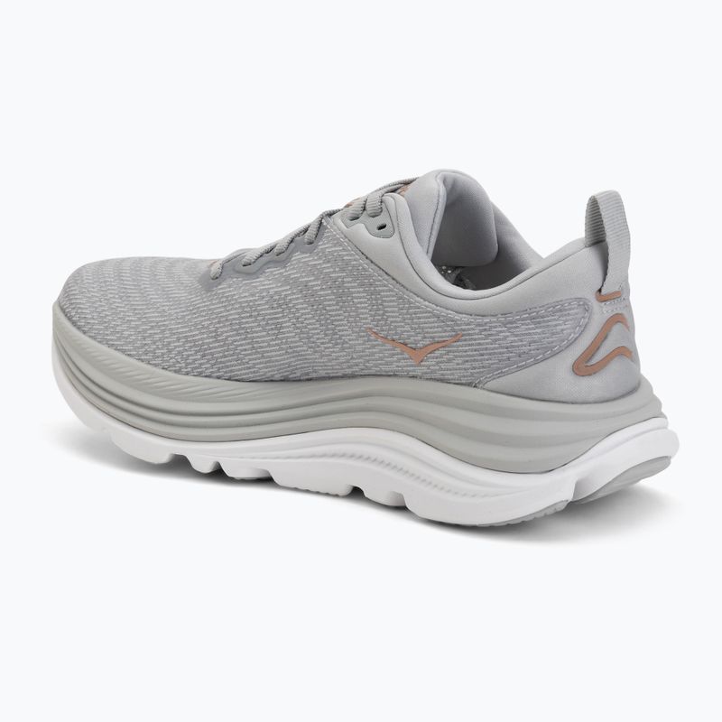 Scarpe da corsa da donna HOKA Gaviota 5 harbor mist/rose gold 3