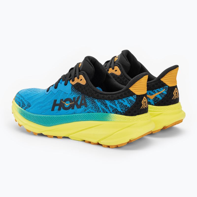 HOKA Challenger ATR 7 scarpe da corsa da uomo blu diva / primula della sera 3