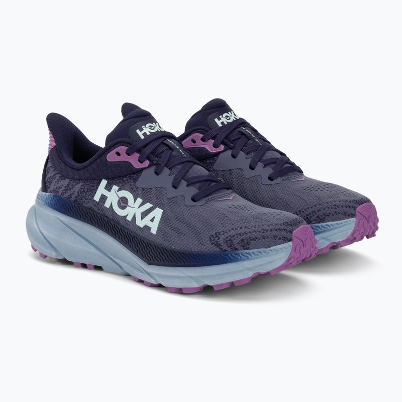 Scarpe da corsa da donna HOKA Challenger ATR 7 meteor/night sky 4