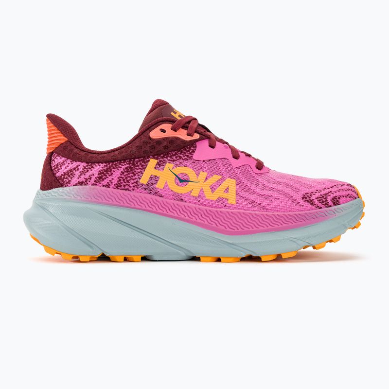 Scarpe da corsa da donna HOKA Challenger ATR 7 fragola/cabernet 2