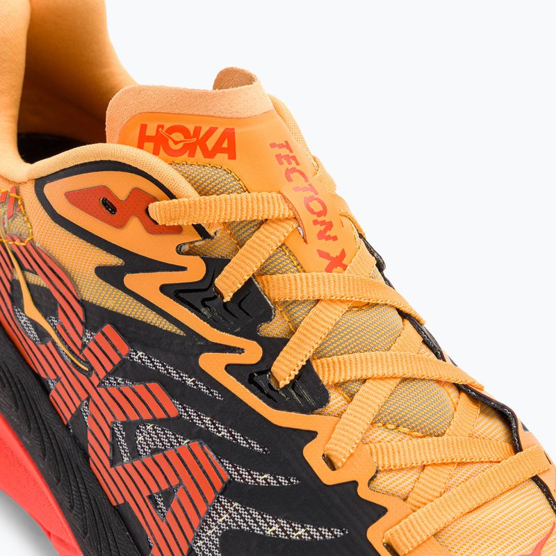 Scarpe da corsa da uomo HOKA Tecton X 2 nero/fiamma 8