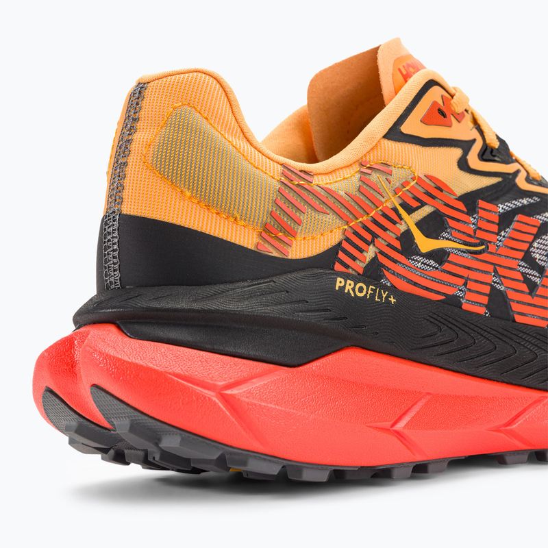 Scarpe da corsa da uomo HOKA Tecton X 2 nero/fiamma 9