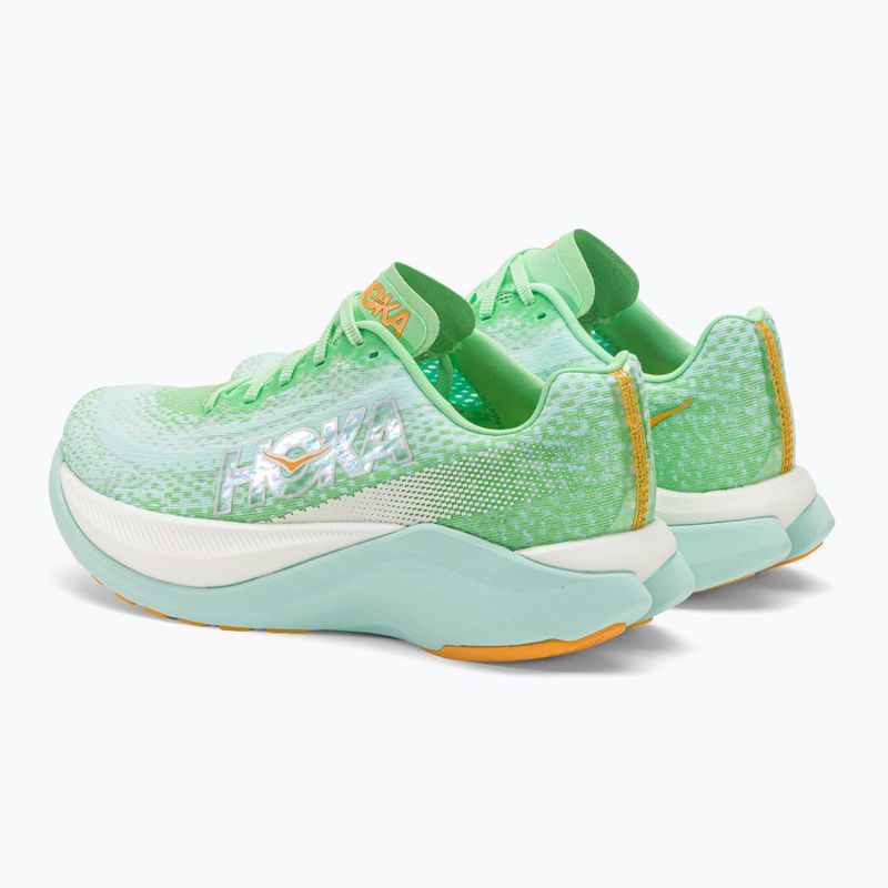 Scarpe da corsa da donna HOKA Mach X lime glow/sunlit ocean 3