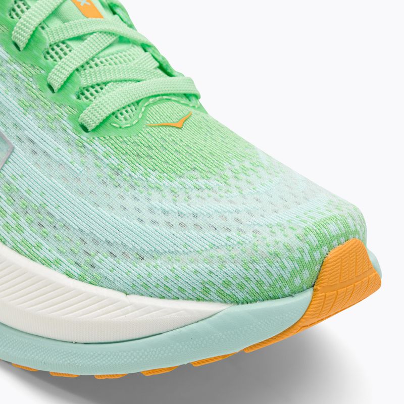 Scarpe da corsa da donna HOKA Mach X lime glow/sunlit ocean 7