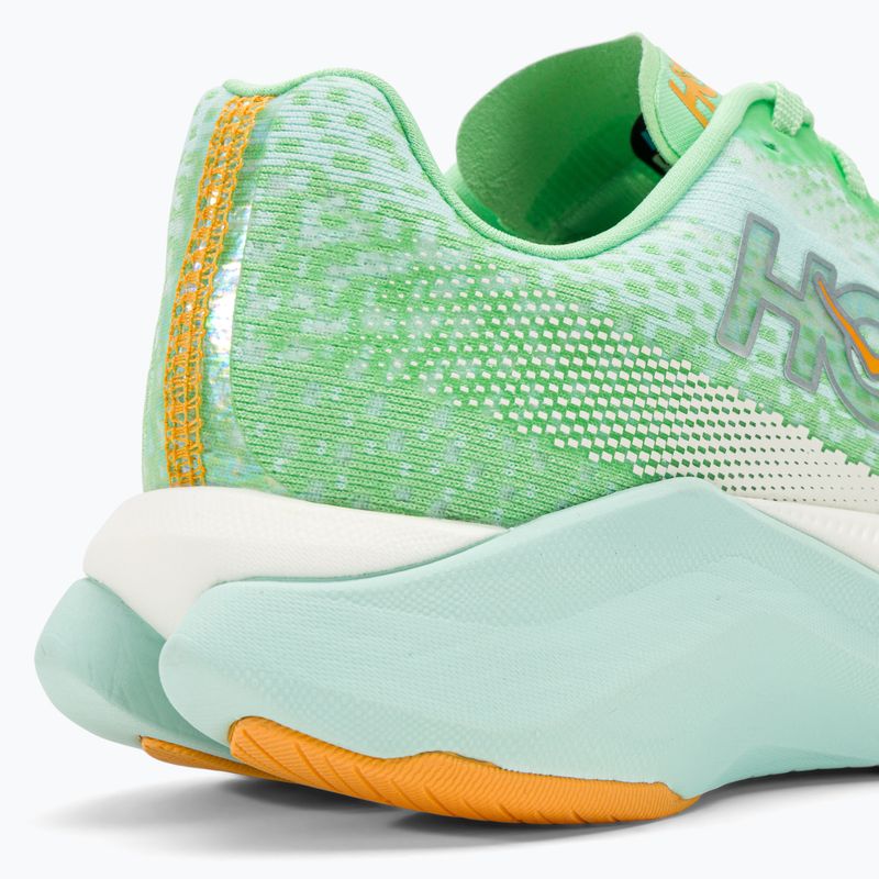 Scarpe da corsa da donna HOKA Mach X lime glow/sunlit ocean 9