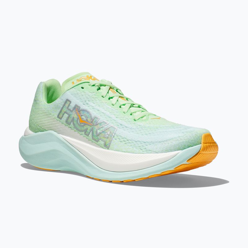 Scarpe da corsa da donna HOKA Mach X lime glow/sunlit ocean 11