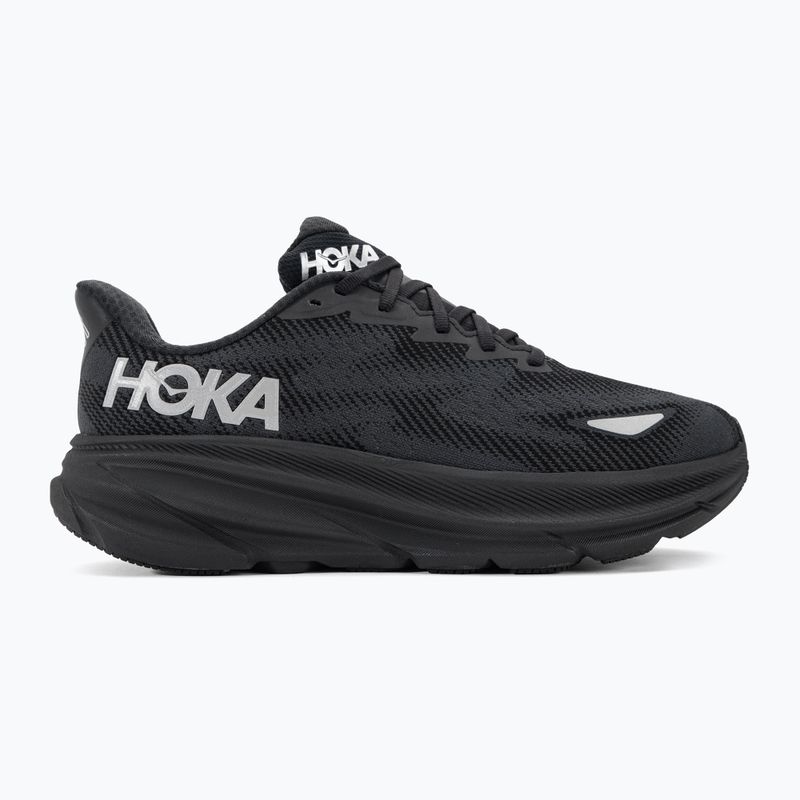 Scarpe da corsa da uomo HOKA Clifton 9 GTX nero/nero 2