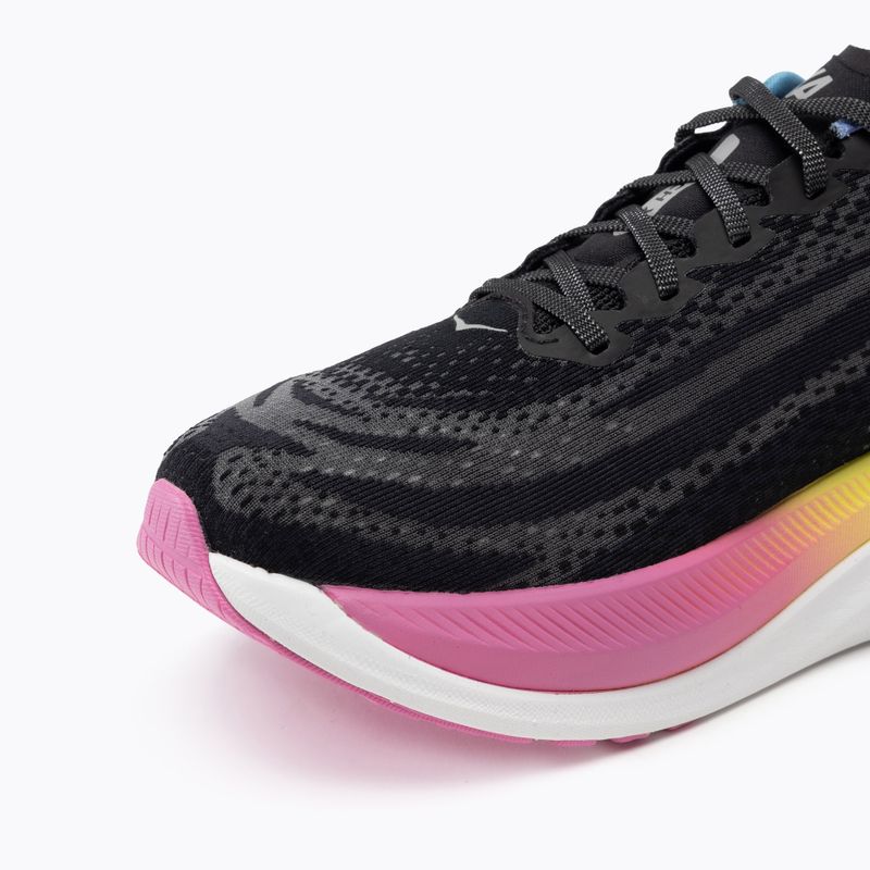 Scarpe da corsa da uomo HOKA Mach X nero/argento 7