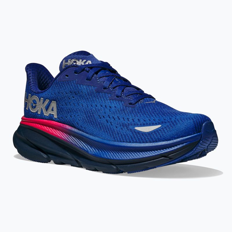 Scarpe da corsa da donna HOKA Clifton 9 GTX blu abbagliante/cielo della sera 7