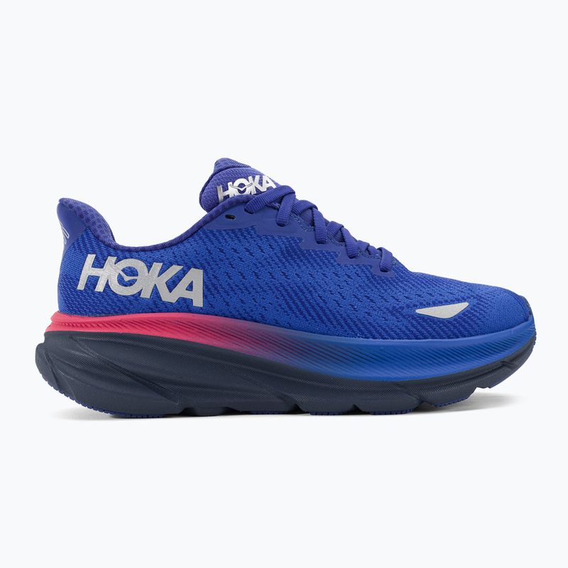 Scarpe da corsa da donna HOKA Clifton 9 GTX blu abbagliante/cielo della sera 2