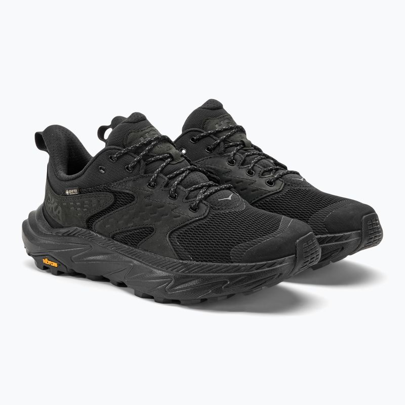 Scarpe da trekking da uomo HOKA Anacapa 2 Low GTX nero/nero 5