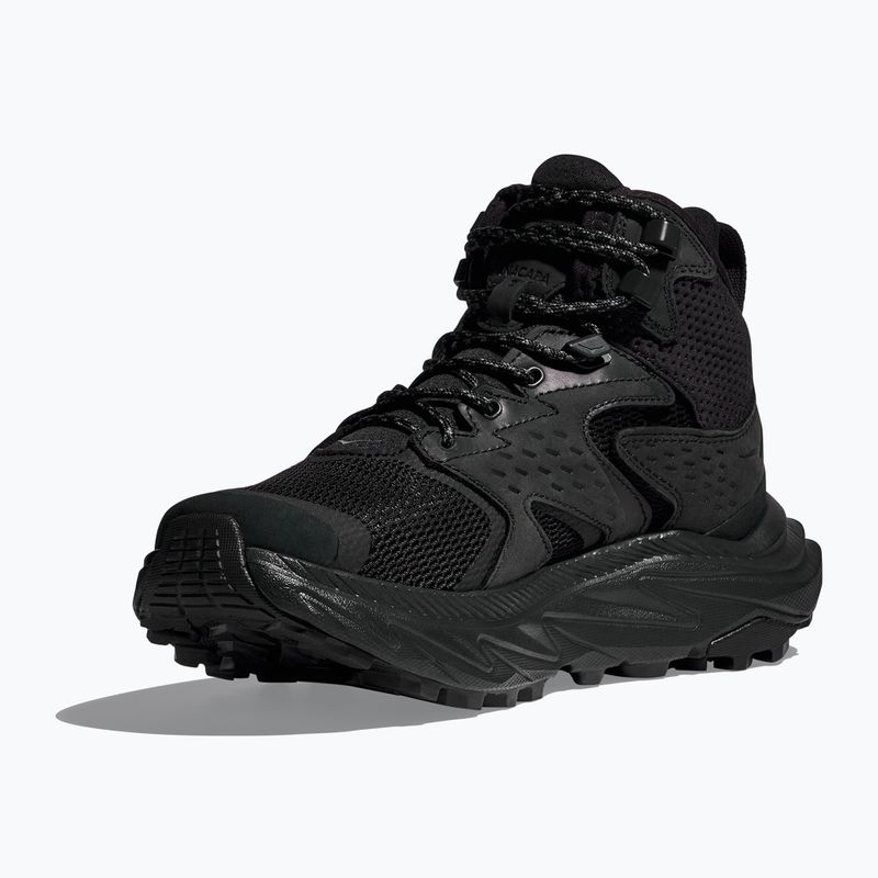 Scarpe da trekking da uomo HOKA Anacapa 2 Mid GTX nero/nero 17