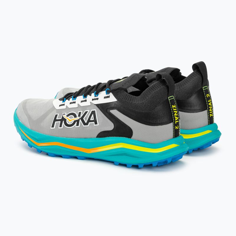 Scarpe da corsa da uomo HOKA Zinal 2 nere/ceramic 4