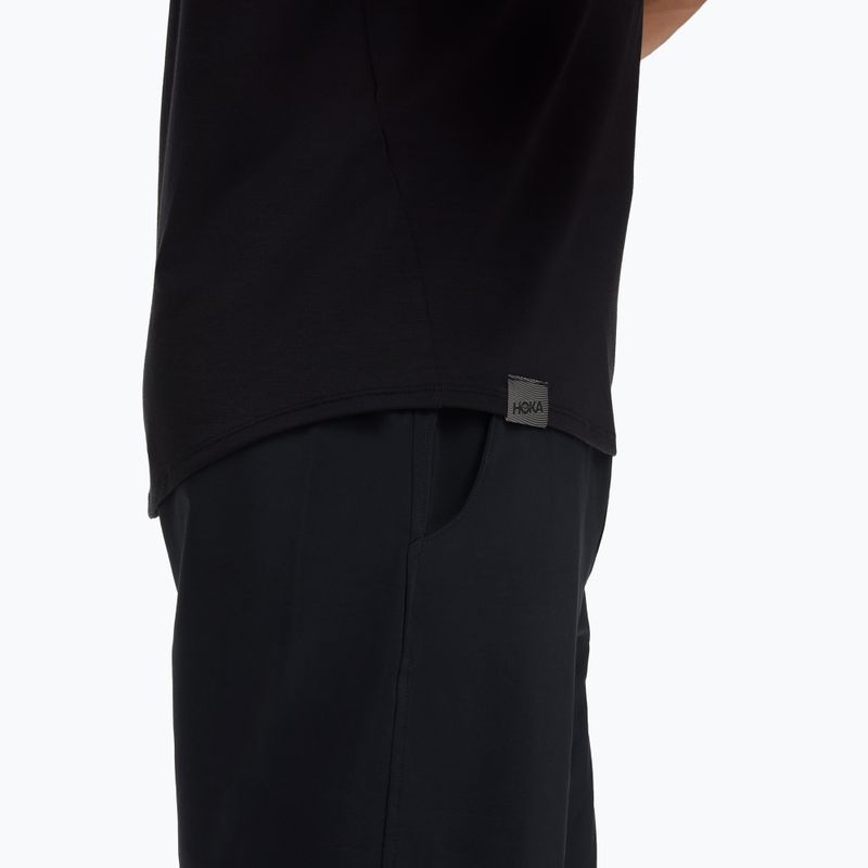 Maglietta da running da uomo HOKA Essential Tee black 5