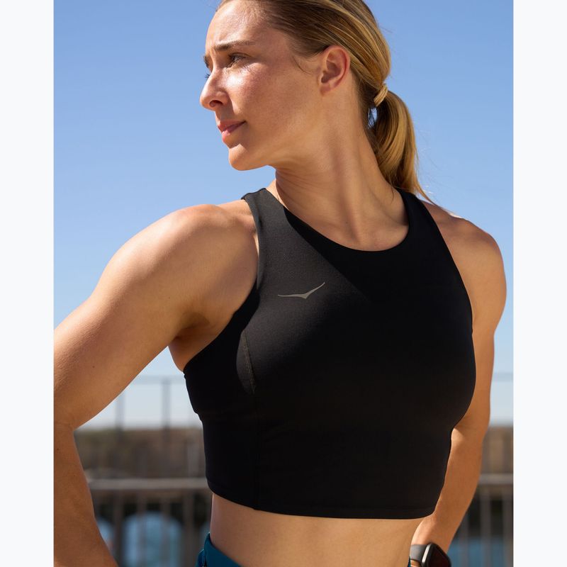Reggiseno sportivo HOKA Elaro Crop black 5