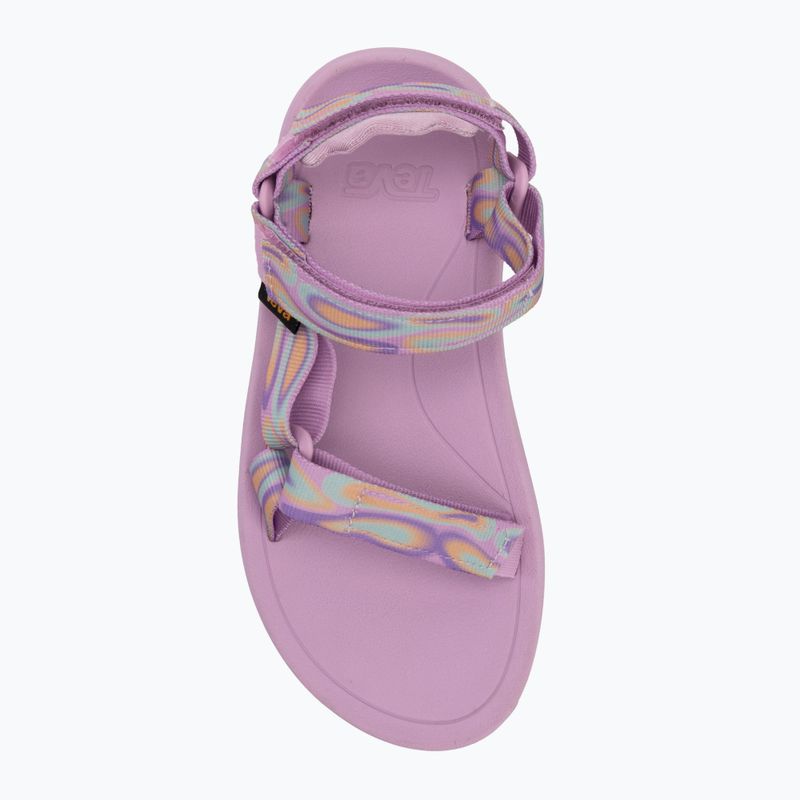 Teva Hurricane XLT2 Groovy sandali per bambini rosa pastello galattico 5