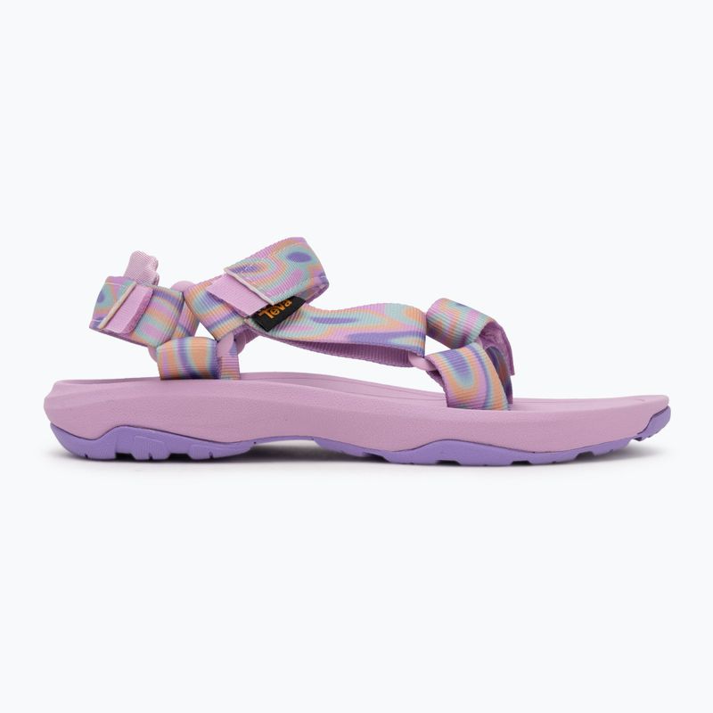 Teva Hurricane XLT 2 Groovy sandali per bambini rosa pastello galattico 2