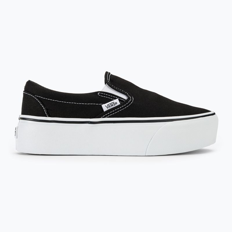 Vans UA Classic Slip-On Stackform scarpe nere/bianco autentico 3