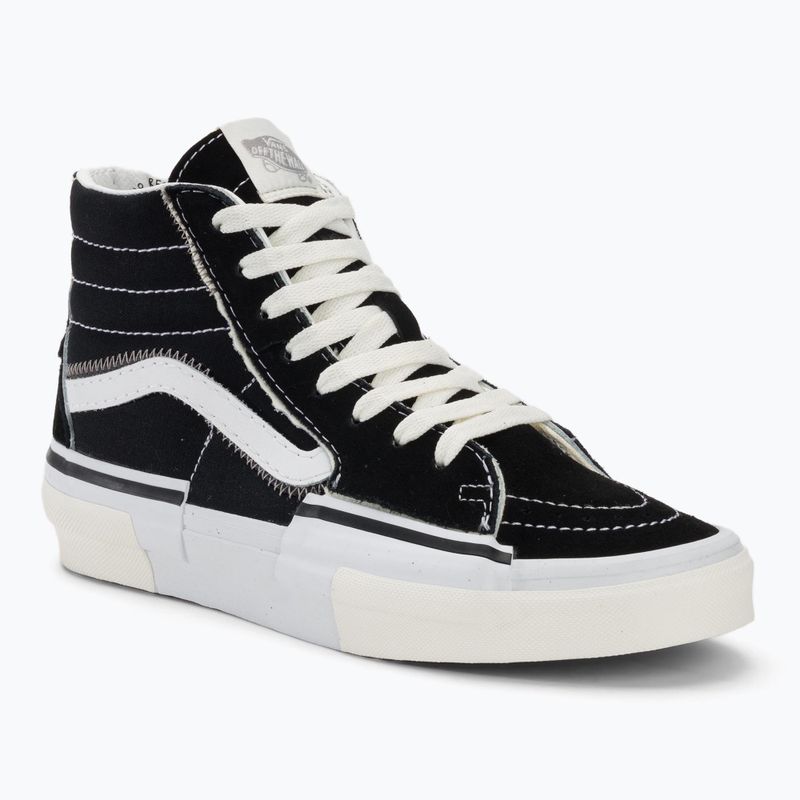 Scarpe Vans SK8-Hi Reconstruct nere/bianche