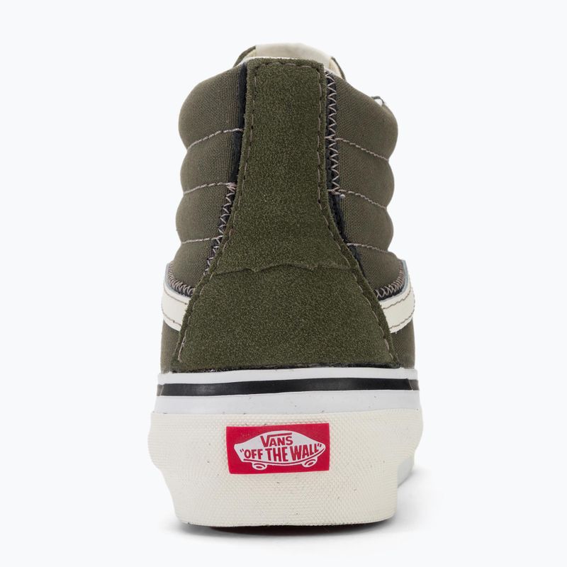 Scarpe Vans SK8-Hi Reconstruct oliva camo 6