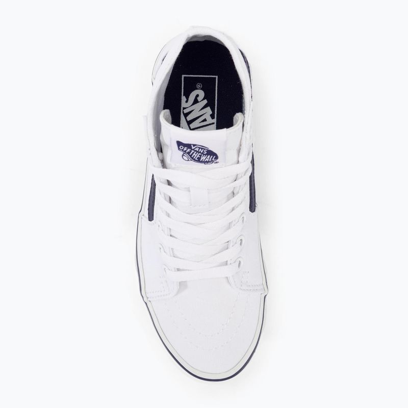 Vans UA SK8-Hi Tapered Stackform Sport Stripes scarpe blu vero/bianco 5