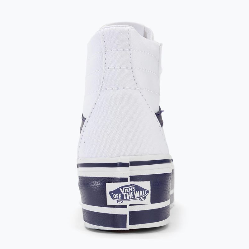 Vans UA SK8-Hi Tapered Stackform Sport Stripes scarpe blu vero/bianco 6
