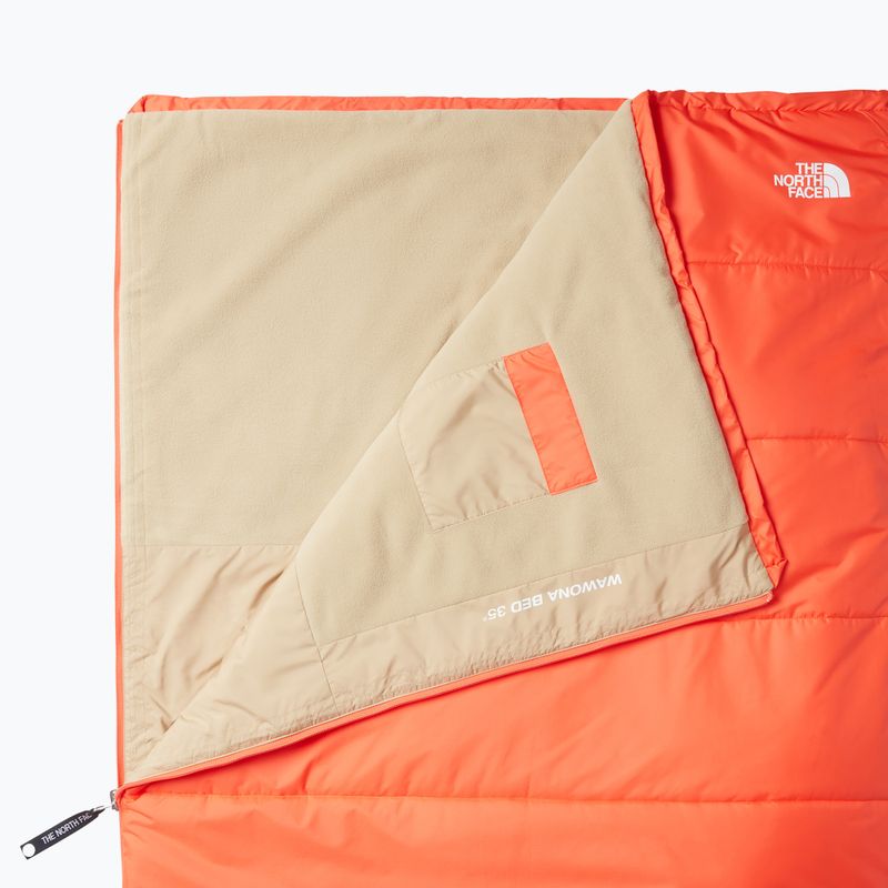 Sacco a pelo The North Face Wawona Bed 35 arancione retrò 3