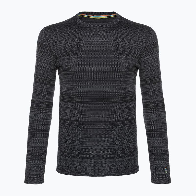 Smartwool Merino 250 Baselayer Crew da uomo in scatola, manica lunga termica, colore nero.