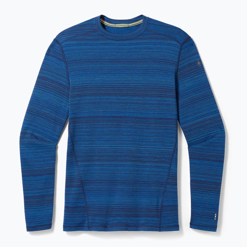 Smartwool Merino 250 Baselayer Crew Boxed Uomo deep navy colr shift thermal longsleeve 6