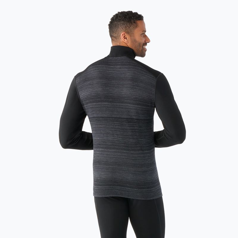 Maglia termica da uomo Smartwool Merino 250 Baselayer 1/4 Zip Boxed black color shift 2