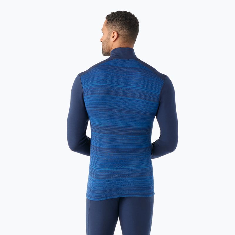 Maglia termica da uomo Smartwool Merino 250 Baselayer 1/4 Zip Boxed deep navy color shift 2
