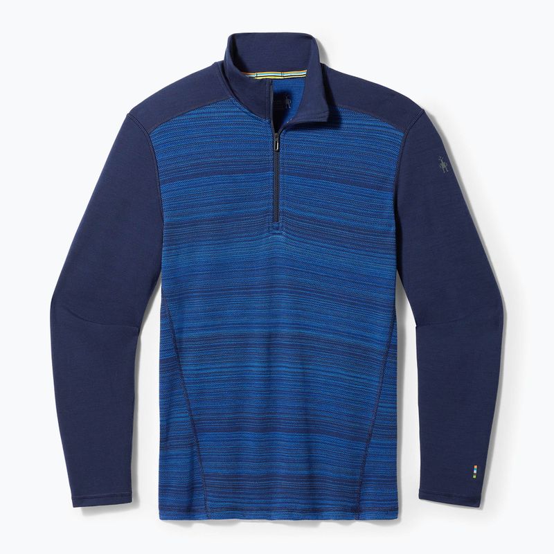 Maglia termica da uomo Smartwool Merino 250 Baselayer 1/4 Zip Boxed deep navy color shift 3