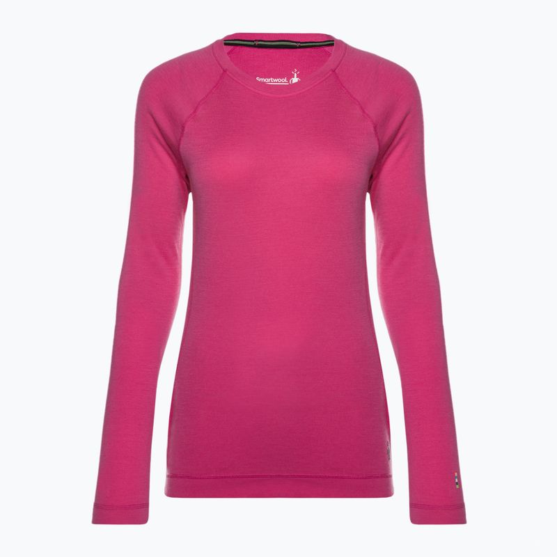 Donna Smartwool Merino 250 Baselayer Crew boxed power rosa thermal longsleeve 3