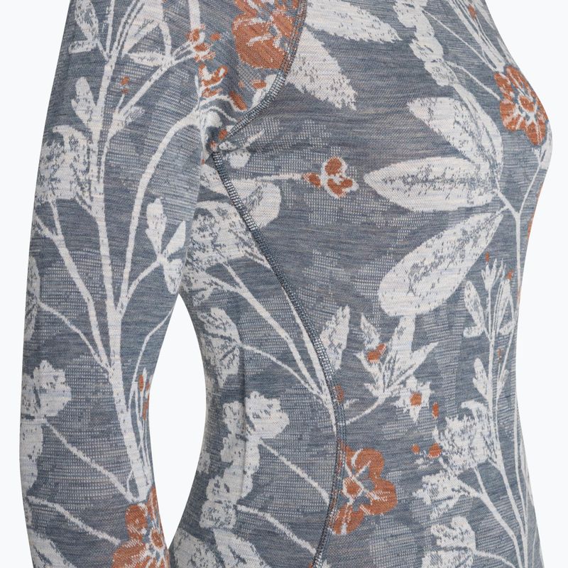 Maglia termica da donna Smartwool Merino 250 Baselayer Crew Boxed winter sky floral 5