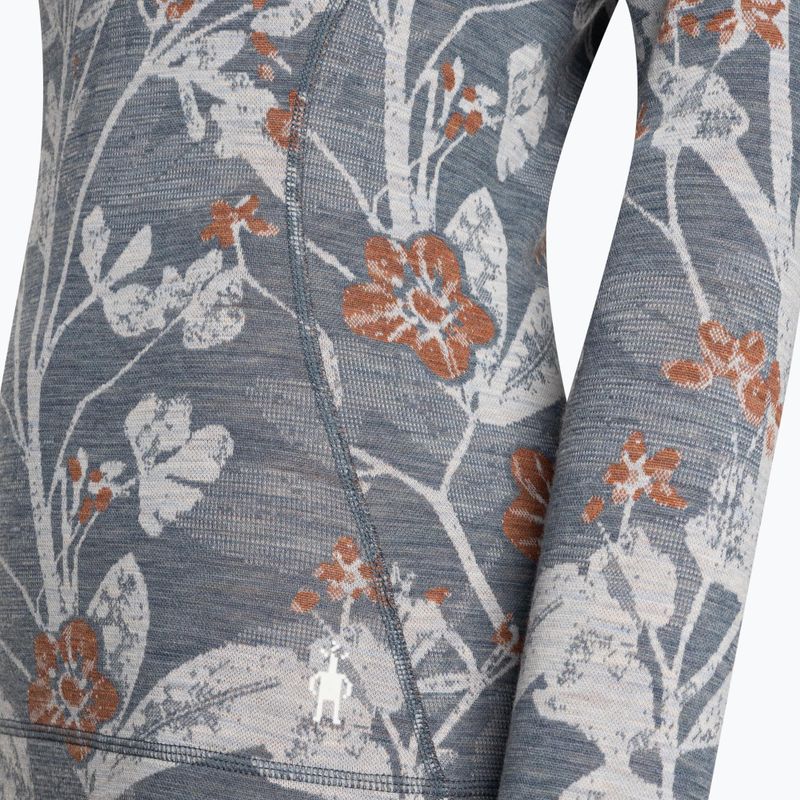 Maglia termica da donna Smartwool Merino 250 Baselayer Crew Boxed winter sky floral 6