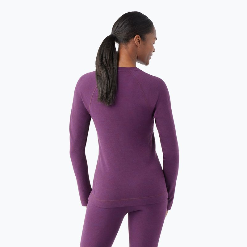 Maglia termica da donna Smartwool Merino 250 Baselayer Crew Boxed purple iris heather 2